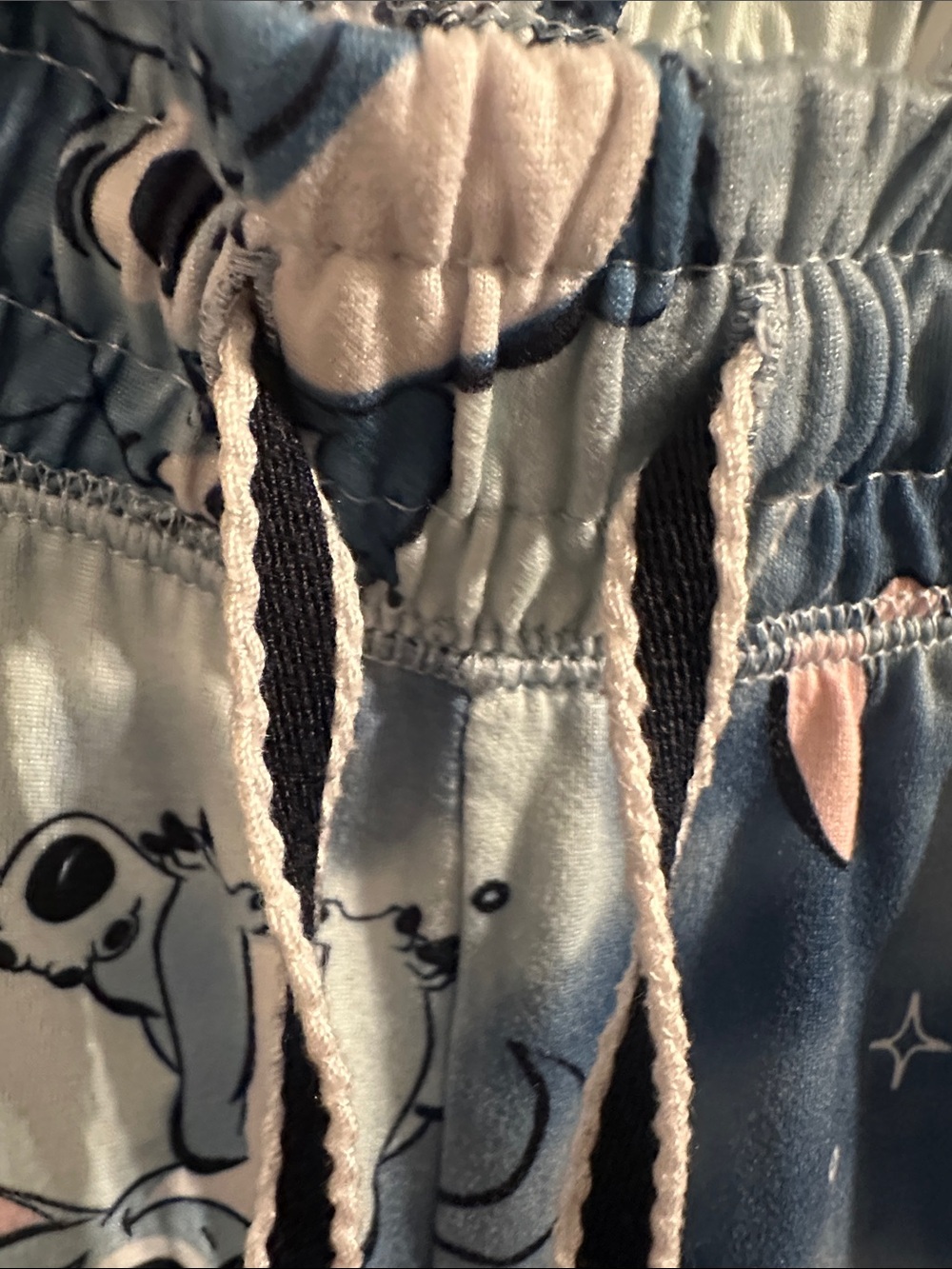 Disney Light Blue Stitch Lounge Pants with Pink Details - Picture 7 of 10